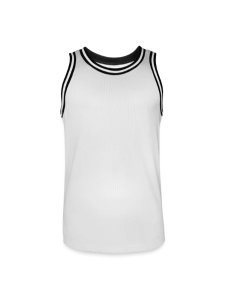 Männer Basketball-Trikot - Weiß/Schwarz - Vorne