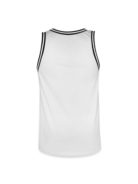 Maillot de basket Homme - blanc/noir - Dos