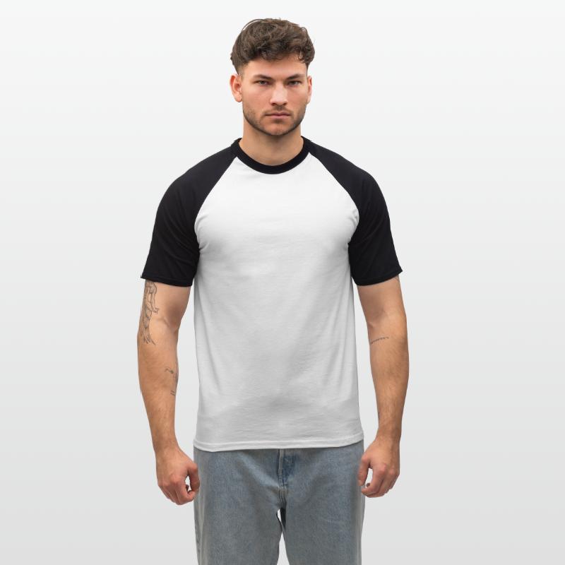 T-shirt baseball manches courtes Homme