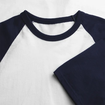 Camiseta béisbol manga corta hombre