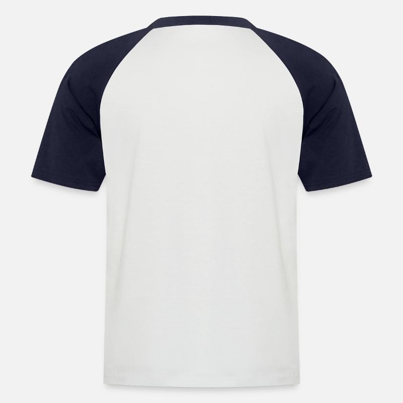 Kortærmet herre-baseballshirt