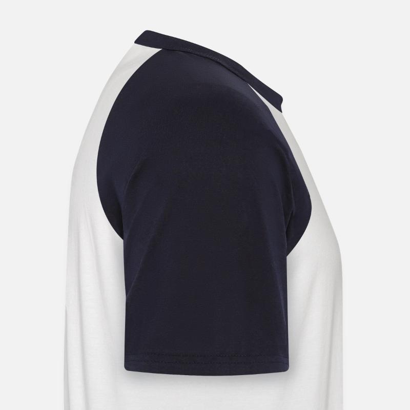 Kortærmet herre-baseballshirt