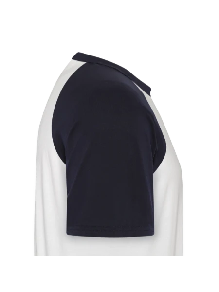 Men's Baseball T-Shirt - white/navy - Right