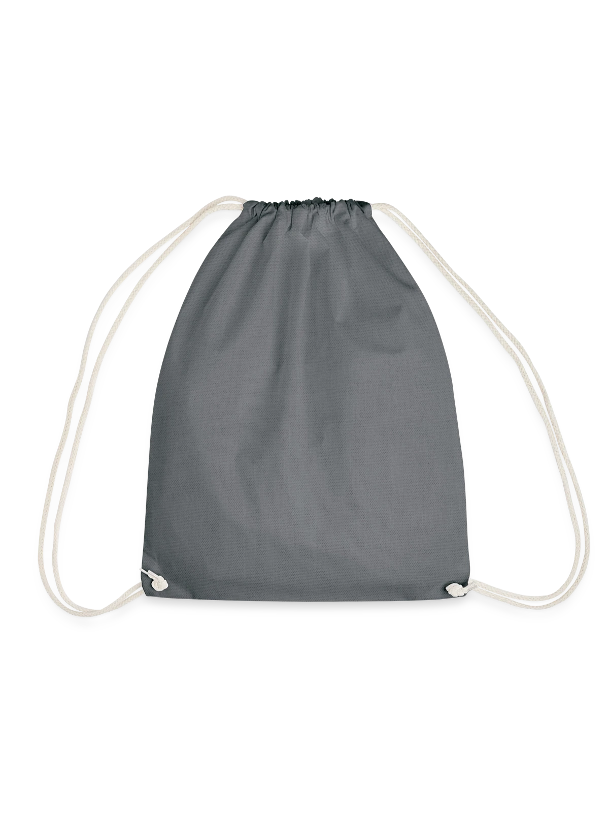 Drawstring Bag - grey - Front