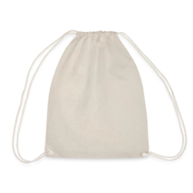 Sac de sport léger et lavable avec cordons de fermeture latéraux, 100 % cot...