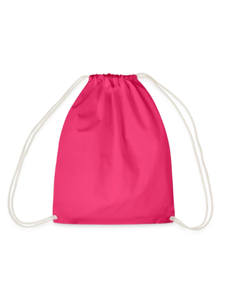 Turnbeutel - Fuchsia - Hinten