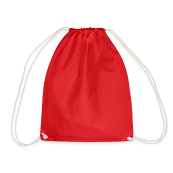 Drawstring Bag - red