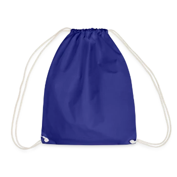 Drawstring Bag - royal blue
