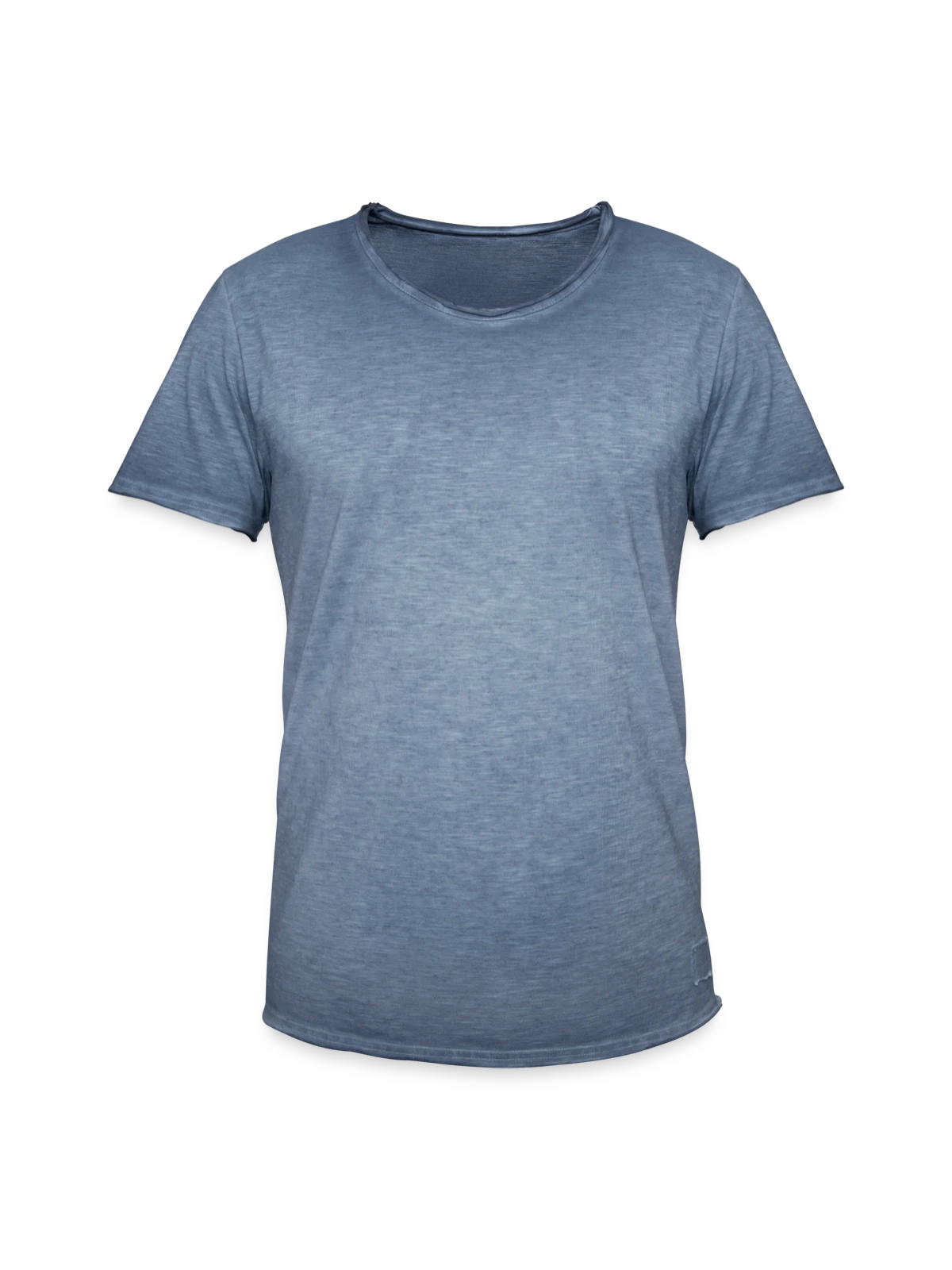 Men's Vintage T-Shirt - vintage denim - Front