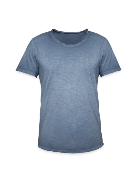T-shirt vintage Homme - vintage bleu jeans - Devant
