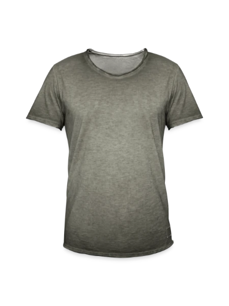 T-shirt vintage Homme - vintage kaki - Devant