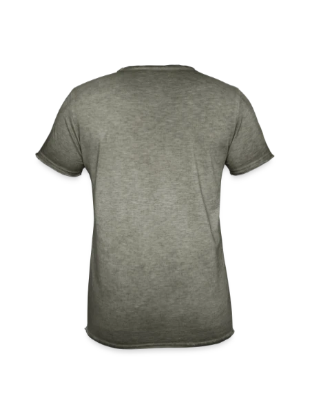 Men's Vintage T-Shirt - vintage khaki - Back