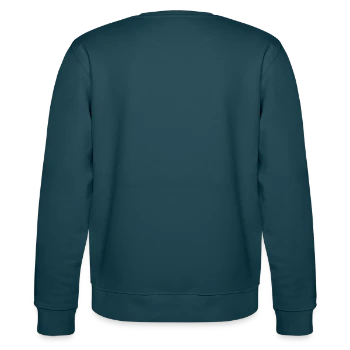 Sweat bio CHANGER Stanley/Stella Unisexe - bleu pétrole foncé - Dos - Liana (172cm)