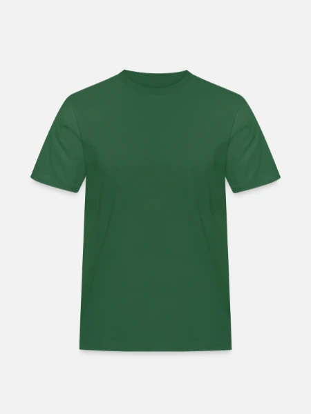 Männer Workwear T-Shirt - Flaschengrün - Vorne