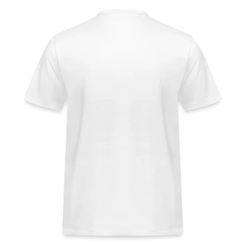T-shirt Workwear homme - blanc - Dos - AI Model Male 185 dark (185cm)
