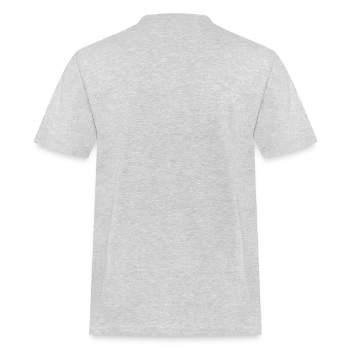 Herre Workwear T-Shirt - grå meleret - Bagpå - AI Model Male 185 dark (185cm)