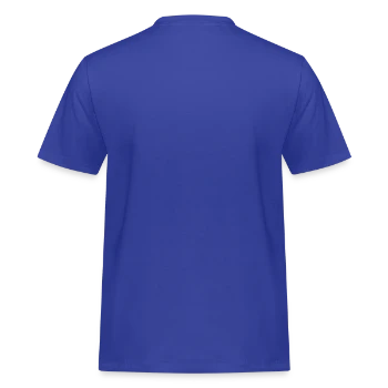 T-shirt Workwear homme - bleu royal - Dos - AI Model Male 178 light (178cm)