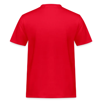 T-shirt Workwear homme - rouge - Dos - AI Model Male 185 dark (185cm)