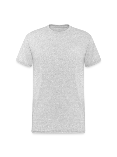 Männer Gildan Heavy T-Shirt - Grau meliert - Vorne