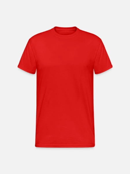 Men's Gildan Heavy T-Shirt - red - Front