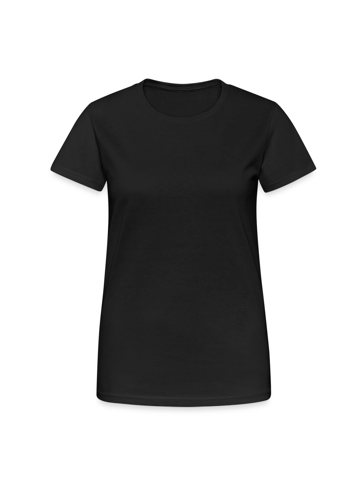 Frauen Gildan Heavy T-Shirt - Schwarz - Vorne