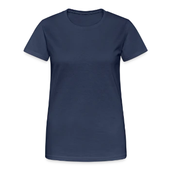 Women's Gildan Heavy T-Shirt - navy - Front