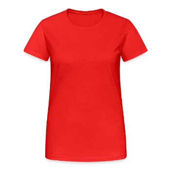 Women's Gildan Heavy T-Shirt - red - Front