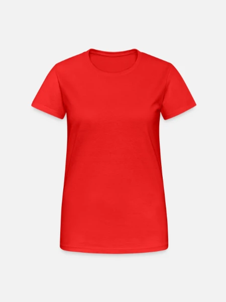 Women's Gildan Heavy T-Shirt - red - Front