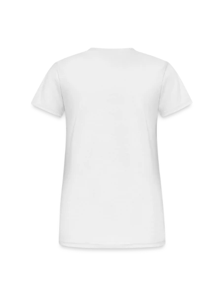 Women's Gildan Heavy T-Shirt - white - Back