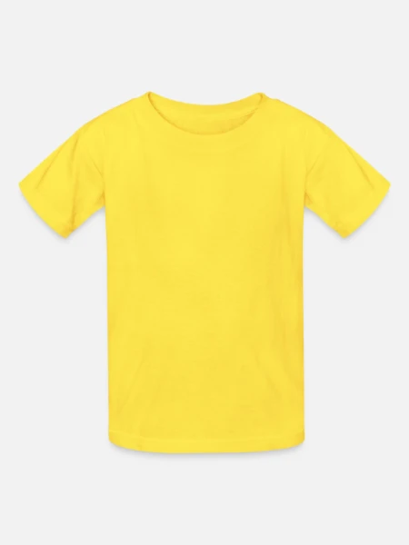 T-shirts Russell Enfant - jaune - Devant