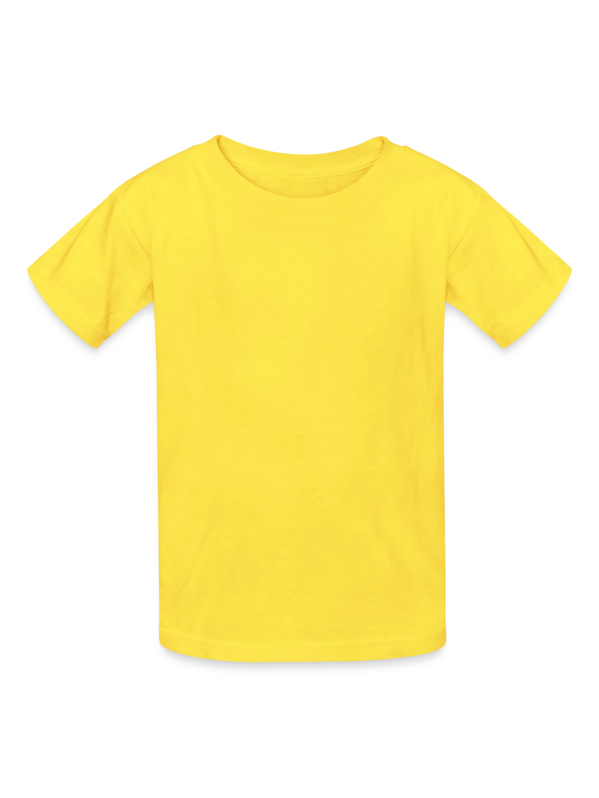 Kids T-Shirt by Russell - yellow - Front