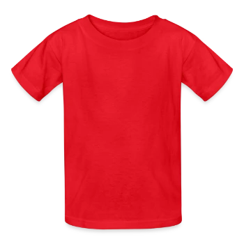 Kids T-Shirt by Russell - red - Front - AI Model Kid Male (0cm)