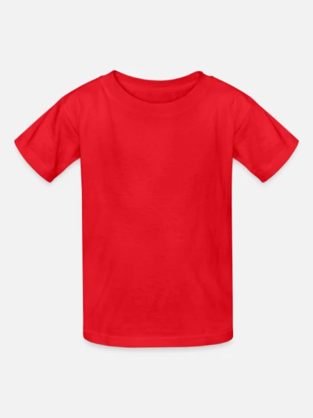 Kids T-Shirt by Russell - red - Front