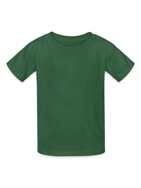 T-shirts Russell Enfant - vert bouteille - Devant