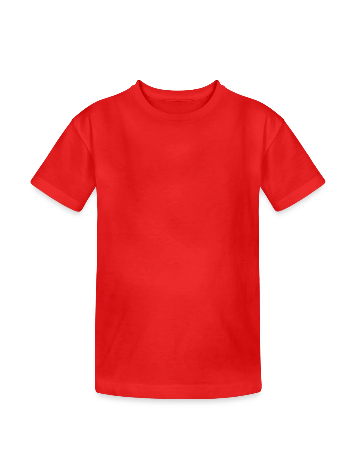 T-shirt coton épais ado - rouge - Devant