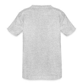 T-shirt coton épais ado - gris chiné - Dos