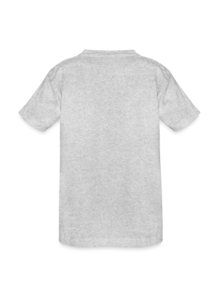 T-shirt coton épais ado - gris chiné - Dos