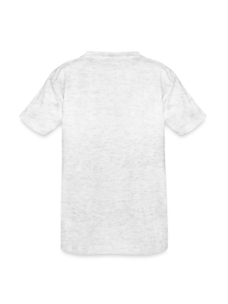 T-shirt coton épais ado - blanc chiné - Dos