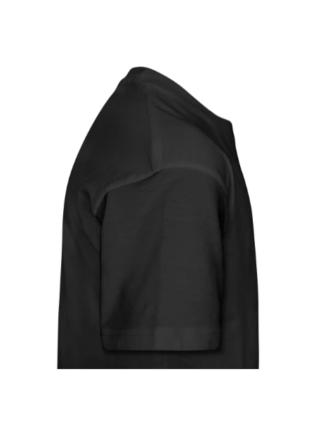 T-shirt coton épais ado - noir - Droite