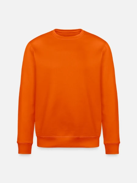 Stanley/Stella ROLLER Unisex Organic Sweatshirt - bright orange - Front