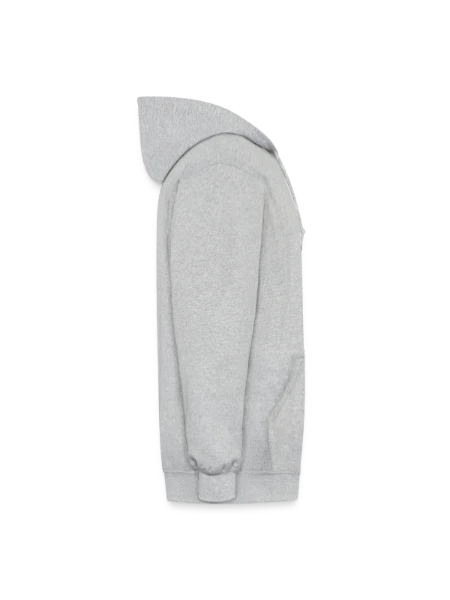 Unisex Heavyweight Hooded Jacket - heather grey - Right