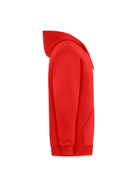 Unisex Heavyweight Hooded Jacket - red - Right
