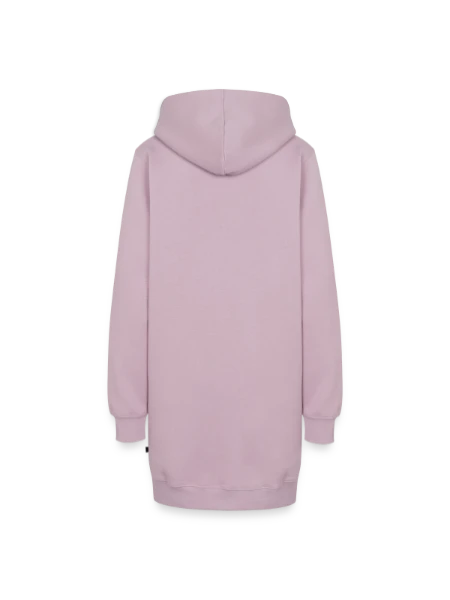 Hoodie-Kleid - Altrosa - Hinten