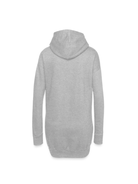 Hoodie Dress - heather grey - Back