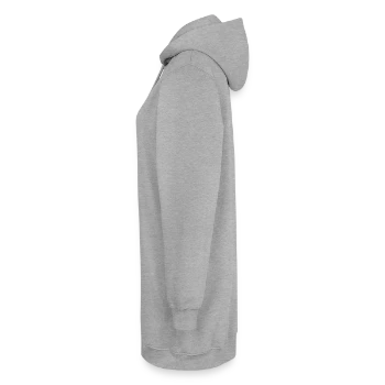 Hoodie-Kleid - Grau meliert - Links - AI Model Female 172 light (172cm)