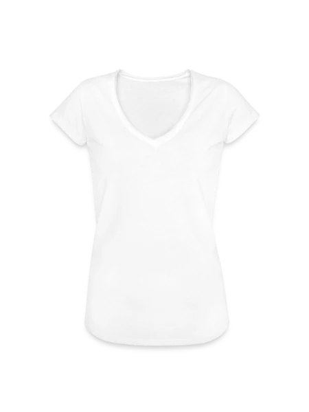 Frauen Vintage T-Shirt - Weiß - Vorne