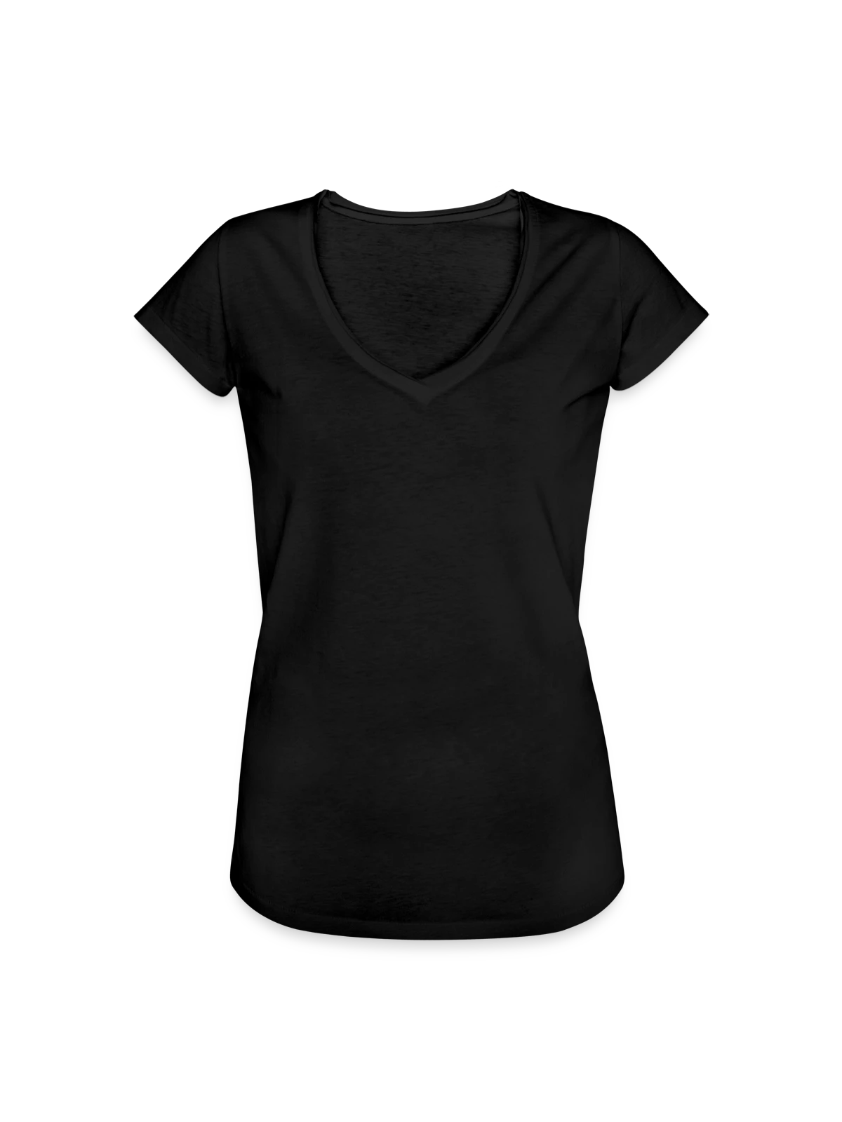 Women's Vintage T-Shirt - black - Front