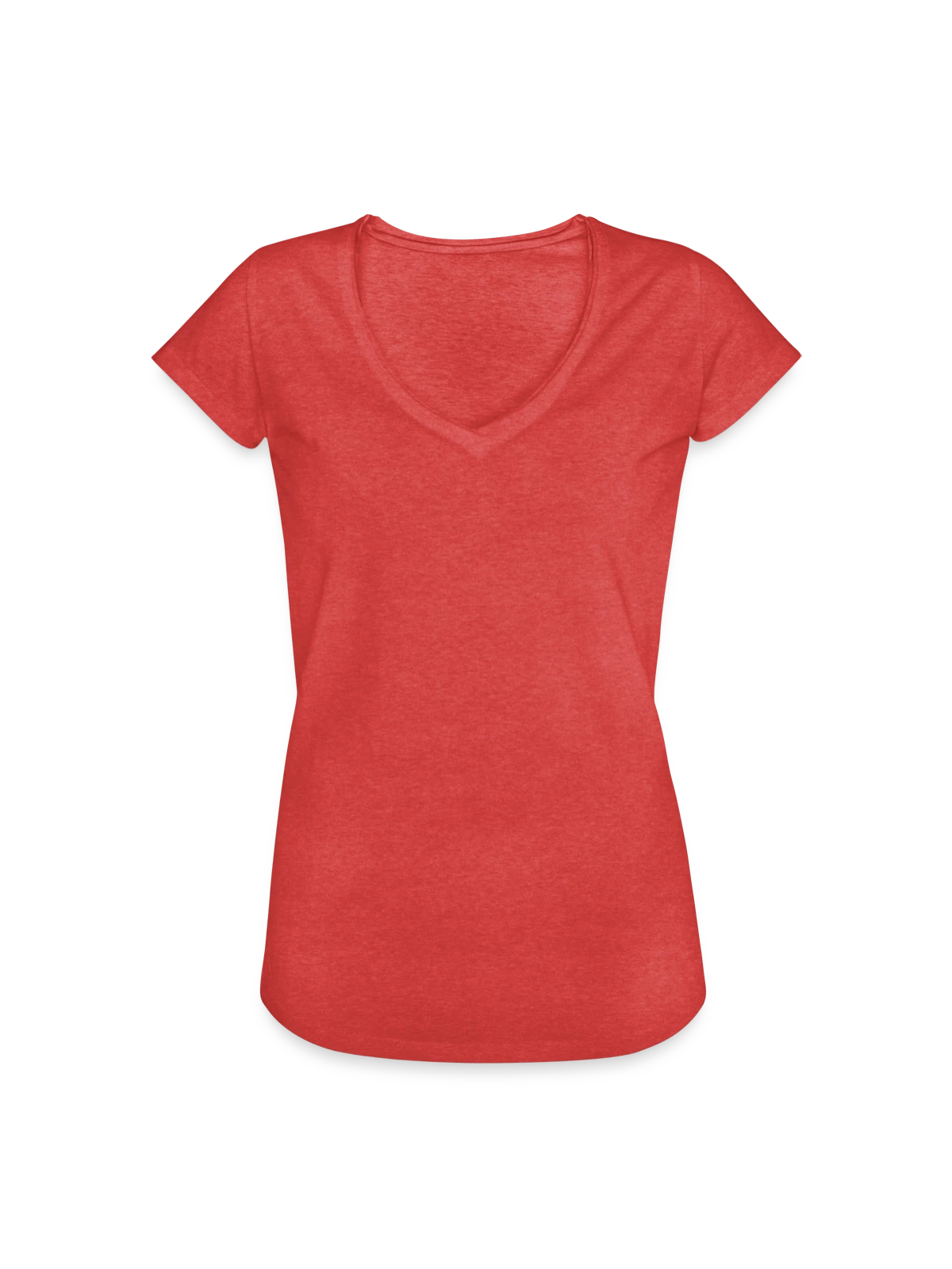 Women's Vintage T-Shirt - heather red - Front