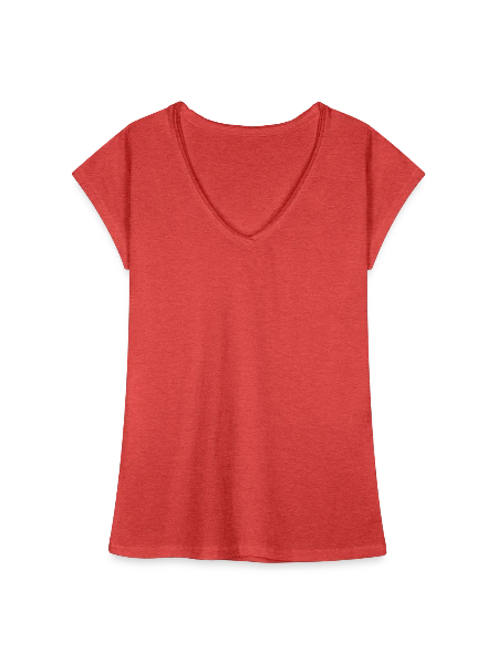 Women's Vintage T-Shirt - heather red - Front