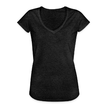 Women's Vintage T-Shirt - charcoal grey - Front - Danielle (179cm)